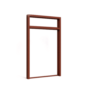 115mm×0.8mm Fan Light Metal Door Frame